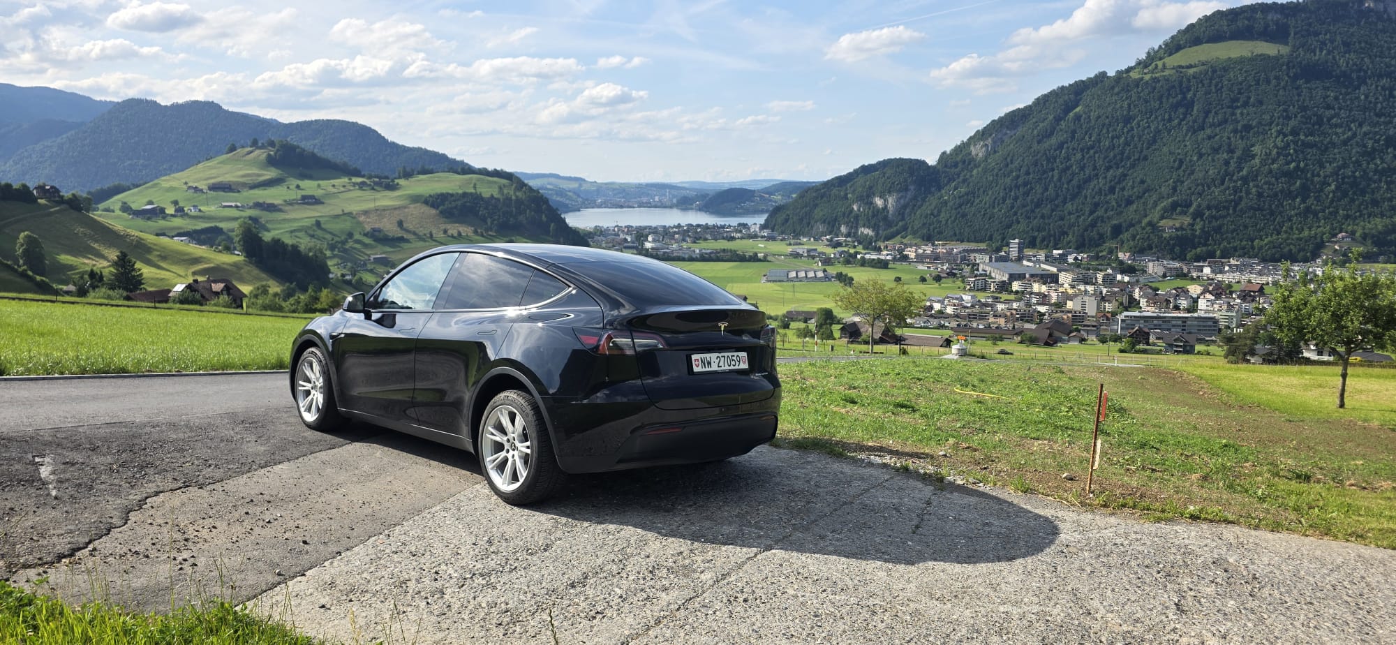 Tesla Model Y - Rear view